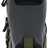 Black K2 Recon 120 MV ski boot sole with green flex zone and red accent.