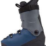 The K2 Recon 90 MV Ski Boot is a blue and black ski boot with a BOA closure system. It features a sturdy design, suitable for winter sports enthusiasts.