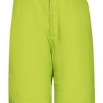 Kamik Boys Harper Insulated Pants 2024 - Lime green insulated pants with adjustable black straps and silver buckles on the sides.