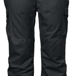 Killec KSW140 Insulated Ski Pant - Black ski pants with a black belt and two zippered pockets on each side.