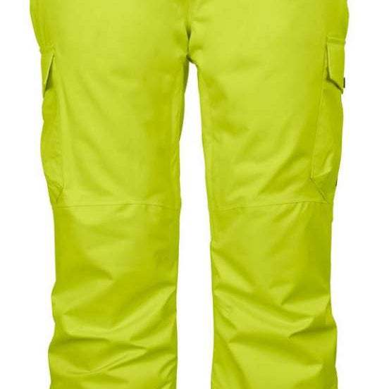 Killec KSW140 Insulated Ski Pant - Black ski pants with a zippered pocket on the side and a black logo patch on the left thigh.