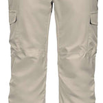 Killtec Comploux Insulated Pant 2022 - Beige insulated pants with black accents on pockets and waistband.