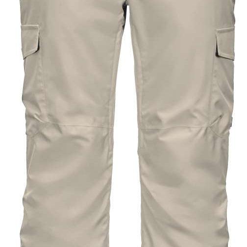 Killtec Comploux Insulated Pant 2022 - Beige insulated pants with black accents on pockets and waistband.