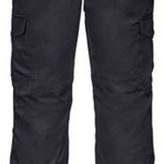 Killtec Comploux Insulated Pant 2022 - Black insulated ski pants with a zippered pocket on the right thigh and adjustable Velcro straps at the waist.