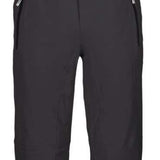 Killtec Enosh Detachable Suspender Pant 2022-2023 - Black pants with red and white logo on waistband, adjustable suspenders, and zippered pockets.