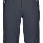 Killtec Enosh Pant With Detachable Suspenders - Black pants with a black logo on the left thigh and silver buckles on suspenders.