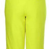 Killtec Junior's Functional Pant With Bib - The pant is bright yellow with a black zipper and adjustable straps on the bib.