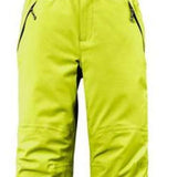 Killtec Junior's Functional Pant With Bib - The pant is lime green with black accents and a black bib.