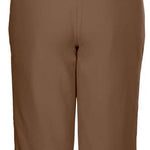 Killtec Junior's Functional Pants With Bib - These pants feature a brown bib with a white logo and adjustable straps, paired with matching brown pants.