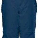 Killtec Junior's Functional Pants With Bib - These navy blue pants feature a distinctive black stripe on the side, with adjustable suspenders and a bib design for added functionality.