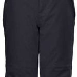 Killtec Junior's Functional Pants With Bib - Black pants with a bib and adjustable straps on the shoulders.