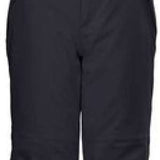 Killtec Junior's Functional Pants With Bib - Black pants with a bib and adjustable straps on the shoulders.