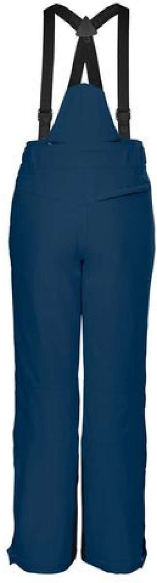 Killtec Junior's Functional Pants With Bib - Dark blue pants with a bib and adjustable straps on the shoulders.