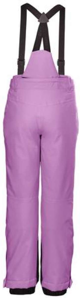 Killtec Junior's Gandara Pants With Bib - These pants have a solid black bib with a subtle white stripe and are trimmed in black at the bottom.