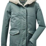 Killtec Junior's Urban Parka With Hood - A dark-colored parka with a hood, featuring a zipper and two pockets on the front.