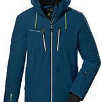 Killtec KSW 44 Insulated Jacket 2024 - A navy blue jacket with a zippered front and two zippered pockets on either side.