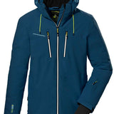 Killtec KSW 44 Insulated Jacket 2024 - A navy blue jacket with a zippered front and two zippered pockets on either side.