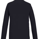 Killtec KSW 99 Fleece Quarter Zip 2024 - A dark grey quarter-zip fleece sweater with a high collar and zippered chest pocket.
