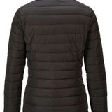 Killtec Ladies Atka Quilted Jacket - A quilted jacket with a high collar, featuring a subtle pattern of horizontal lines on the back and sleeves.