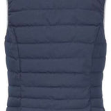 Killtec Ladies Casual Down Look Vest 2022 - A dark gray vest with a subtle sheen, featuring horizontal quilting and a high collar.