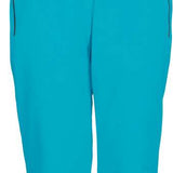 Killtec Ladies Erielle Pant Detch Sus - Black pants with a subtle pattern of thin white lines and small, dark-colored dots on the lower leg.