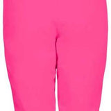 Killtec Ladies Erielle Pant Detch Sus - Solid pink snow pants with black trim and adjustable straps on the back.
