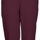 Killtec Ladies Erielle Pant Detch Sus - Solid burgundy color with black trim and adjustable straps at waist.