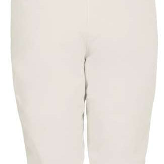 Killtec Ladies Erielle Pant Detch Sus 2022-2023 - White snow pants with adjustable straps and a black logo on the left leg.