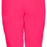 Killtec Ladies Erielle Pant With Detachable Suspenders - 2022 model ladies' pink snow pants with black suspenders and trim, featuring a zippered pocket on the thigh.