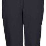 Killtec Ladies Erielle Pant With Detachable Suspenders - Black suspenders attached to black pants with a slight sheen.