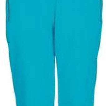 Killtec Ladies Erielle Pant With Detachable Suspenders - Black suspenders attached to black pants with a slight sheen.