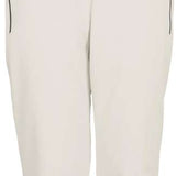 Killtec Women's Erielle Pant With Detachable Suspsenders - White snow pants with black trim and adjustable straps.