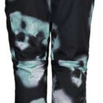 Killtec Ladies Functional Insulated Pant 2022 - Black insulated ski pants with a subtle white pattern of abstract shapes.