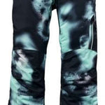 Killtec Ladies Functional Insulated Pant 2022 - Black insulated ski pants with a subtle pattern of thin white lines and small dots on the left leg.