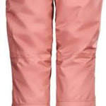 Killtec Ladies Functional Insulated Solid Pant 2022 - A pair of solid pink snow pants with two front pockets and a belt loop on each side.