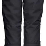 Killtec Ladies Functional Insulated Solid Pant 2022 - Black insulated ski pants with two zippered pockets on the back and one zippered pocket on the thigh.