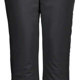 Killtec Ladies Insulated Pant With Belt - Pair of black insulated pants with a belt and zippered pockets.