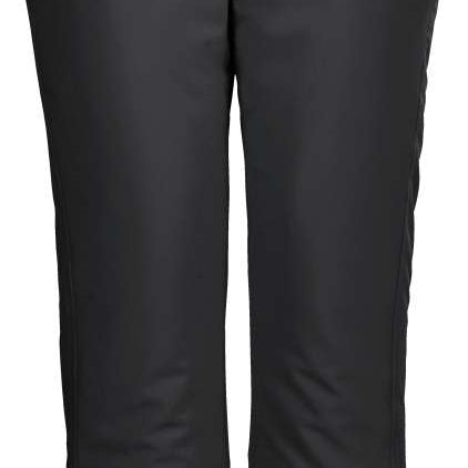 Killtec Ladies Insulated Pant With Belt - Pair of black insulated pants with a belt and zippered pockets.