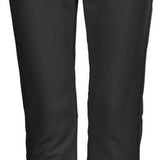 Killtec Women's Jilia Soft Shell Pant 2022-2023 - A pair of black women's soft shell pants with a belt and zippered pockets.