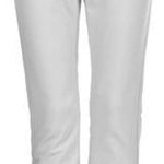 Killtec Women's Jilia Soft Shell Pants 2024 - A pair of white ski pants with a black waistband and belt loops.
