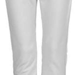 Killtec Ladies Jilia Softshell Pant 2022 - A pair of white pants with a black waistband and belt loops.