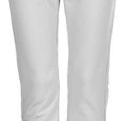 Killtec Ladies Jilia Softshell Pant 2022 - A pair of white pants with a black waistband and belt loops.