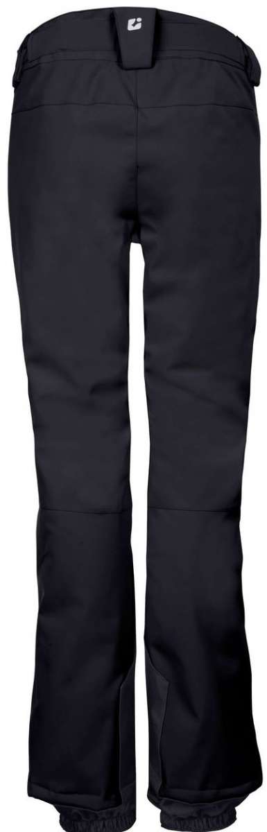 Killtec Ladies KSW 22 Insulated Pant 2022-2023 - Black insulated ski pants with a white logo on the back waistband.