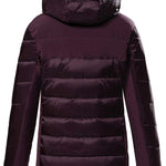 Killtec Women's KSW 76 Quilted Jacket 2022-2023 - A quilted jacket with a hood, featuring a solid black color and zippered pockets on the front.