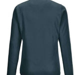 Killtec Women's Microfleece 1/4 Zip Shirt 2022 - A dark grey zip-up fleece shirt with a quarter-length zipper and two pockets on either side.