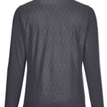 Killtec Ladies Powerstretch Zip Shirt 2022 - A dark grey zip-up shirt with a subtle herringbone pattern on the back.