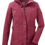 Killtec Ladies Softshell Parka Zip Hood - A parka with a zip hood, crafted from softshell material.