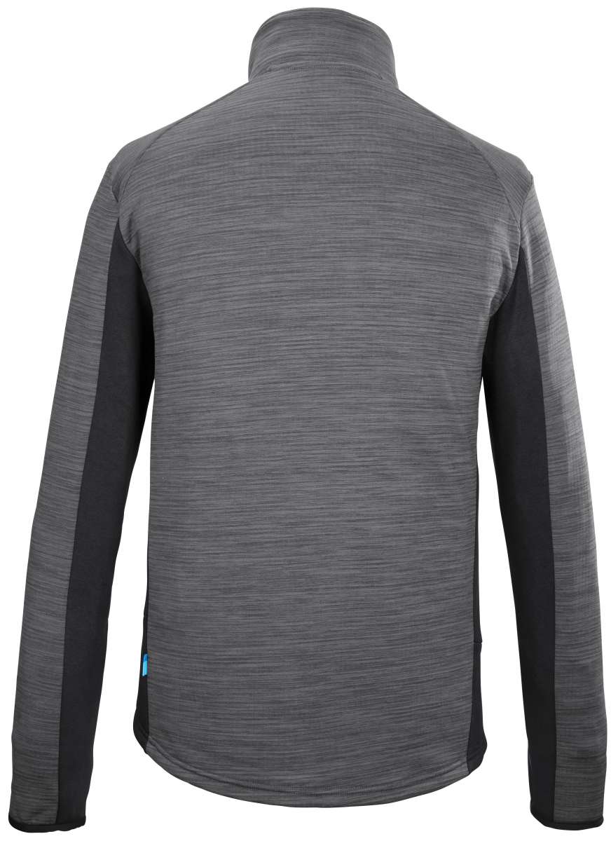 Killtec Powerstretch Flex Jacket 2024 - A grey jacket with a subtle horizontal striped pattern and black accents on the sleeves.