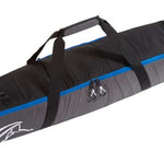 Kulkea Kantaja Ski Bag 2022-2023 - Black ski bag with white logo on front and blue accents.