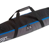 Kulkea Kantaja Ski Bag 2024 - Black ski bag with white logo and blue zipper.